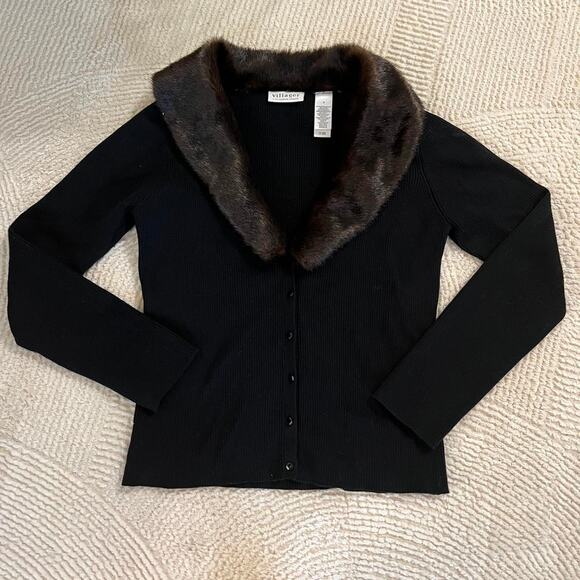 Y2k vintage black cardigan - Picture 1 of 3